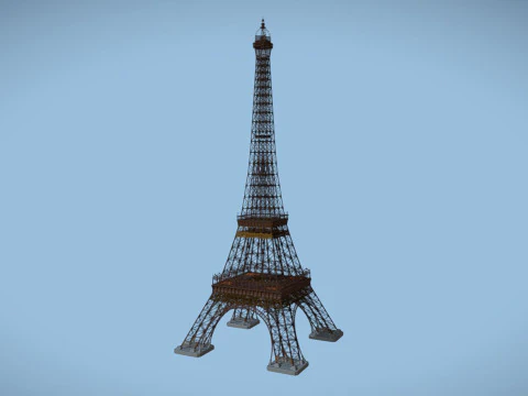 Ейфелева вежа 3D Модель