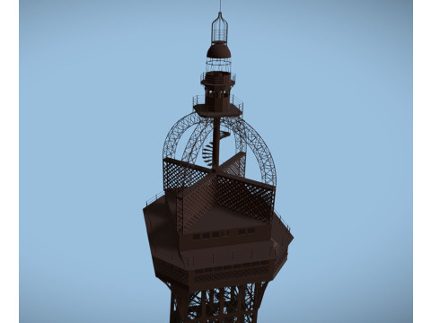 Eiffel tower 3D मॉडल