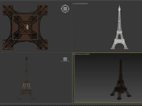 Torre Eiffel Modelo 3D