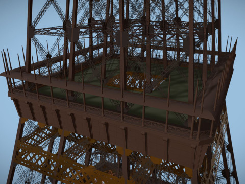 Eiffel tower 3D मॉडल