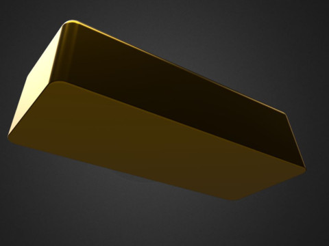 Gold bar 3D 모델