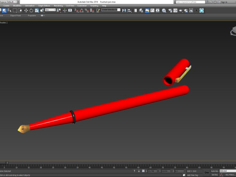 Fountain pen 3Dモデル