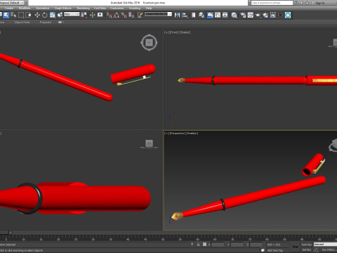 Fountain pen 3Dモデル