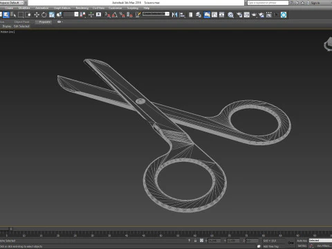 Ножиці 3D Модель