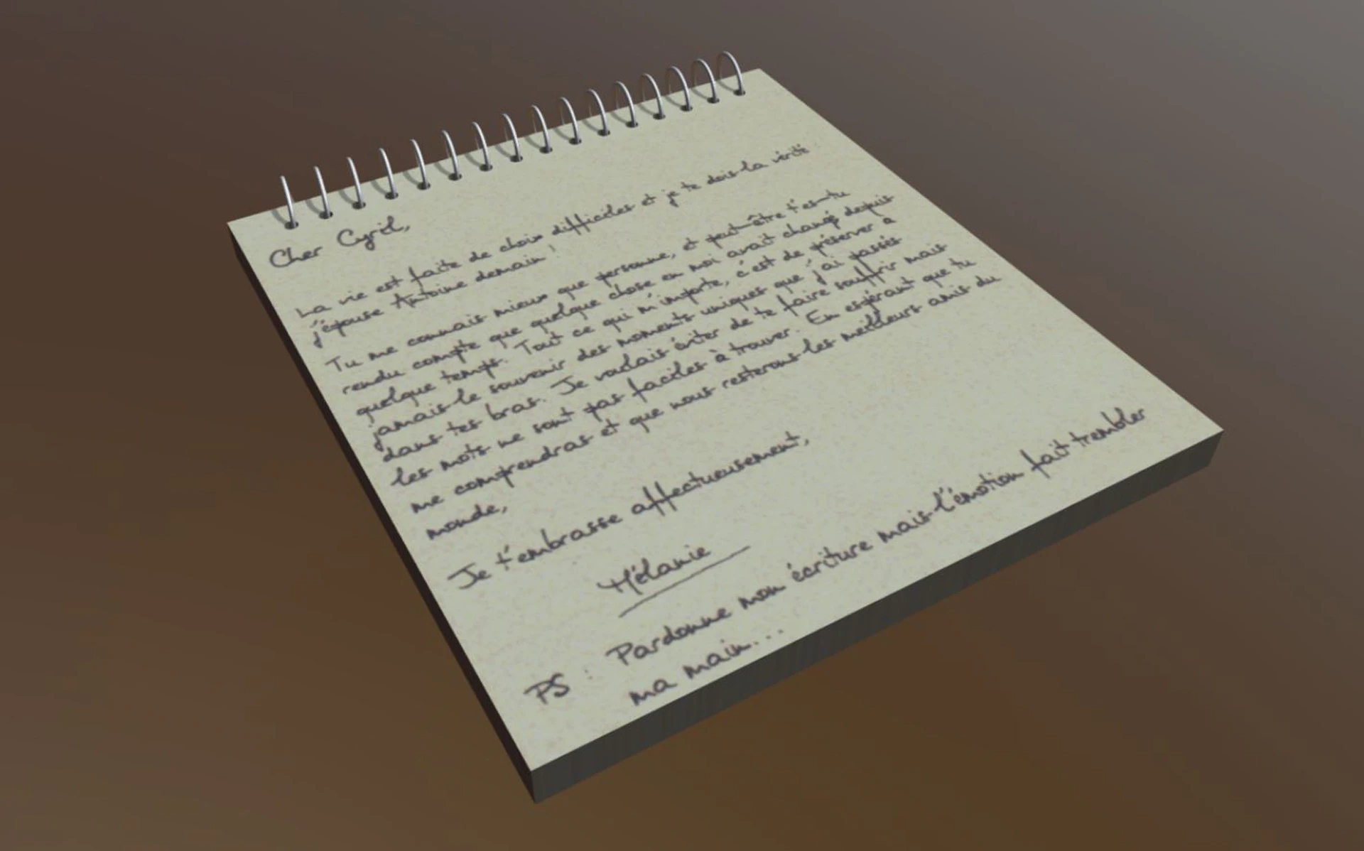 Notebook 3D Model .c4d .max .obj .3ds .fbx .stl .blend 