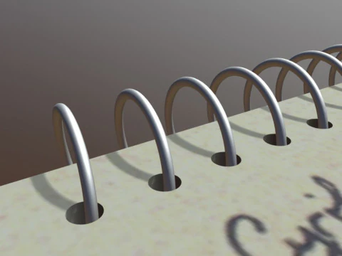 Notebook 3D Model