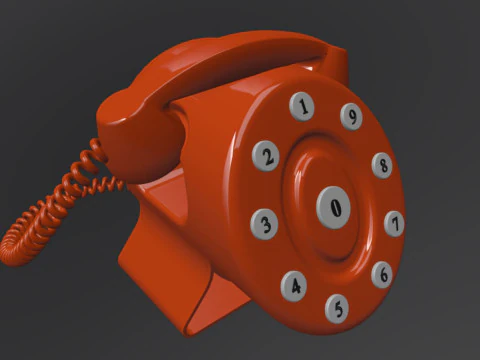Telefono Modello 3D