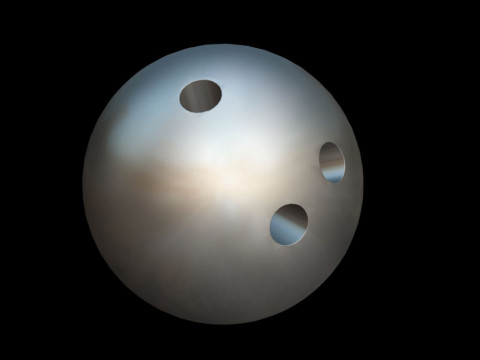 Bowling ball 3D Model