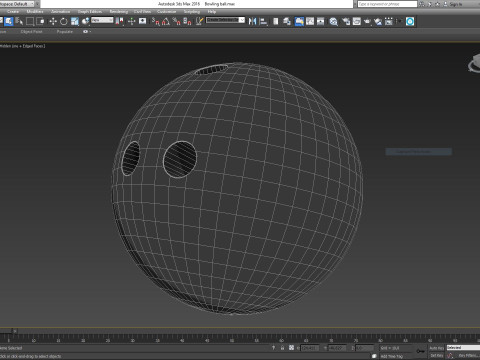 Bowling ball 3D Model