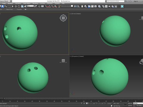 Bowling ball 3D Model