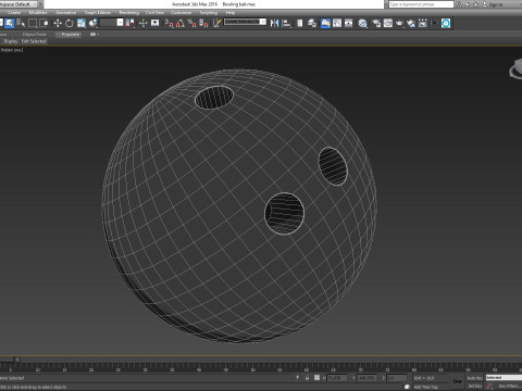 Bowling ball 3D Model