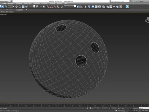 Bowling ball 3D Model