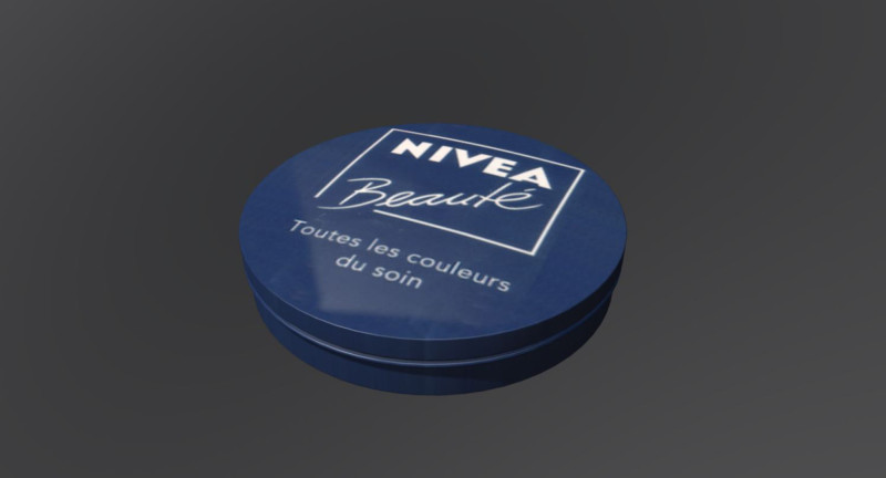 Jar of make-up Modèle 3D .c4d .max .obj .3ds .fbx .stl .blend 