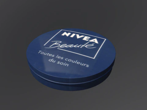 Jar of make-up 3D Model