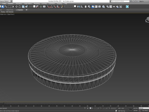 Jar of make-up Modèle 3D