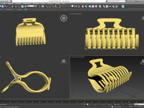 Hair clip 3D Модель