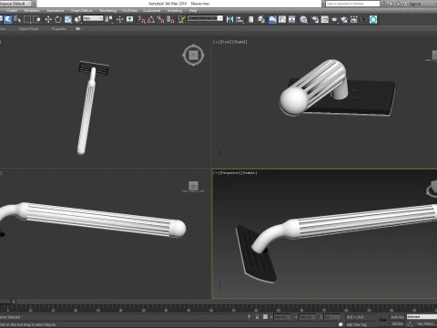 Rasoio Modello 3D