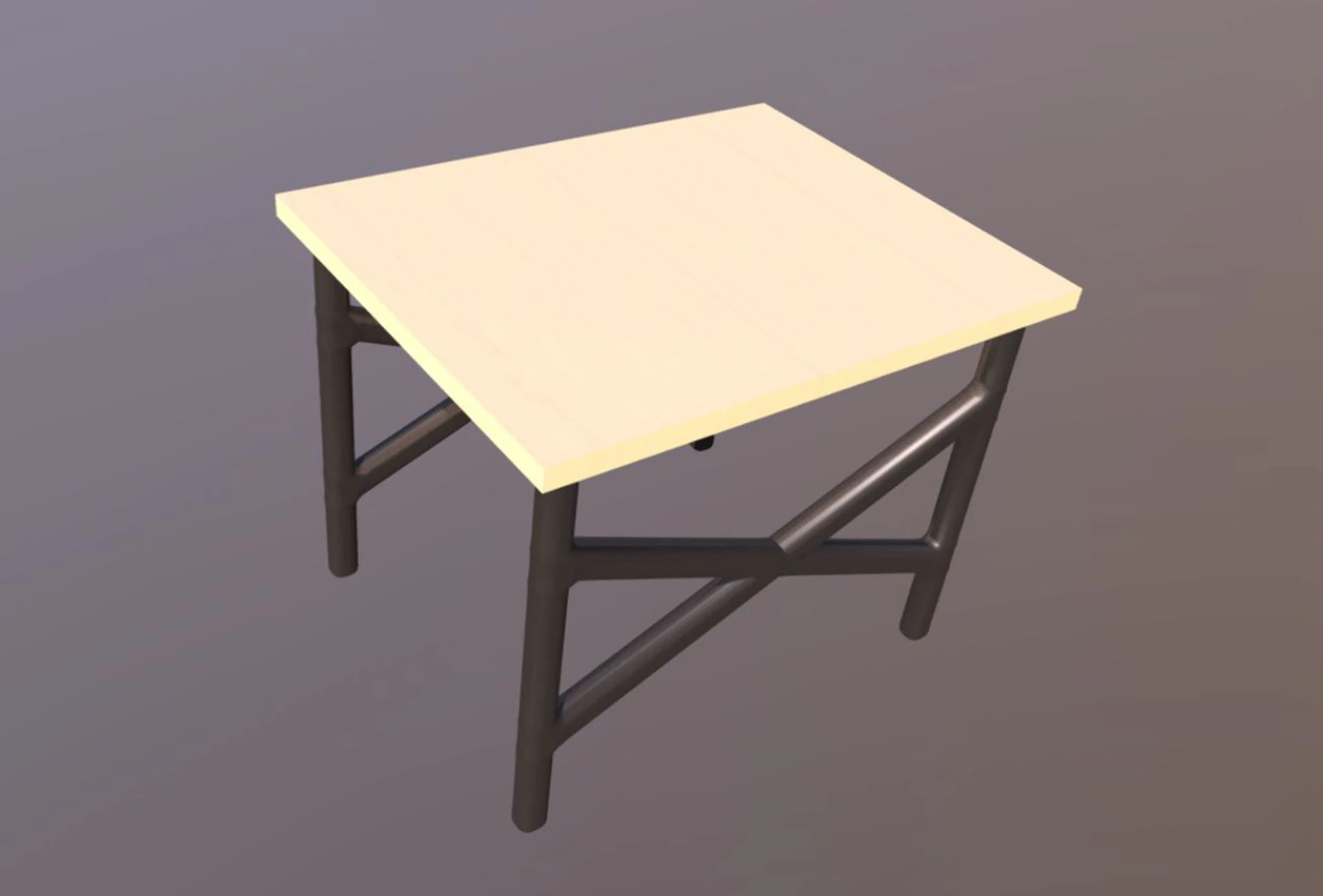 Desk table 3D Model .c4d .max .obj .3ds .fbx .stl .blend 