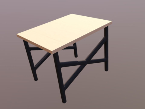 Desk table 3D Модель