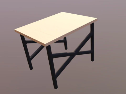 Desk table 3D Model