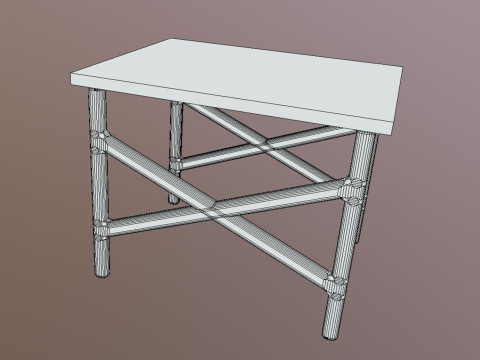 Desk table 3D Модель