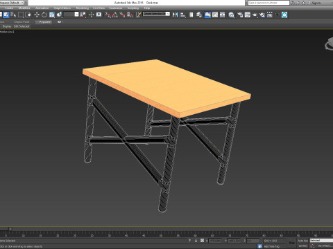 Desk table 3D Модель