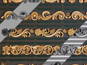 ornament trimvol 01 3D Model