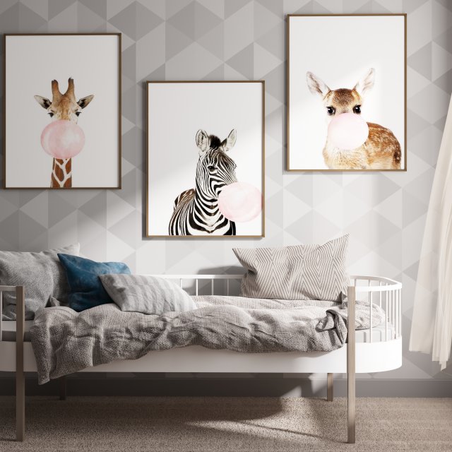 child room 01 Model 3D .c4d .max .obj .3ds .fbx .stl .blend 