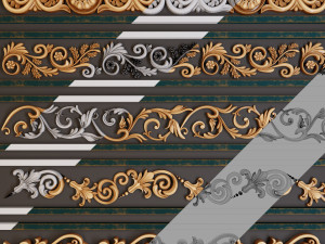 ornament trim vol 02 3D Модель