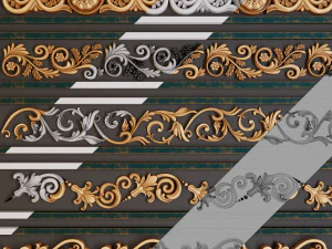 ornament trim vol 02 3D Model