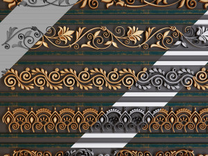 ornament trim vol 03 3Dモデル