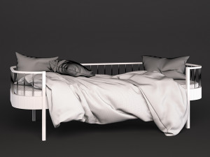 single bed 01 3D Model