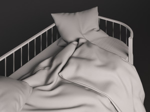 single bed 01 3D Model