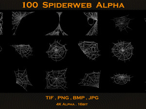 100 Spiderweb Alpha Modèles 3D en vedette