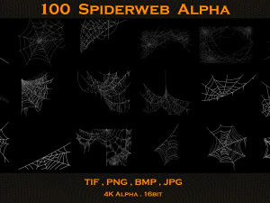 100 Spiderweb Alpha 3D Print Model