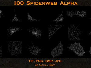 100 Spiderweb Alpha 3D Print Model