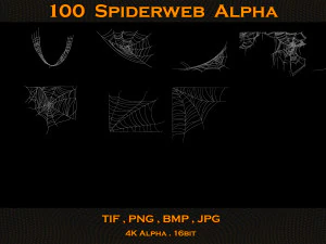 100 Spiderweb Alpha 3D Print Model