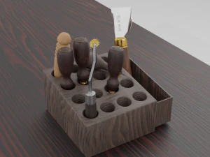 tools for working with leather 3D Model