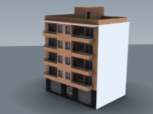 prat building 3D Model