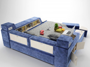 minimalism sofa 3D 模型