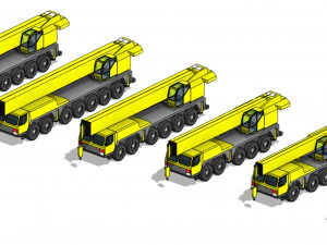 Mobile Crane - Revit Family 3D Model