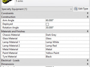 Mobile Crane - Revit Family 3D 模型