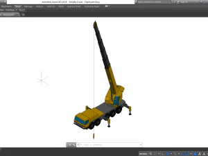 Mobile Crane - Revit Family 3D Model