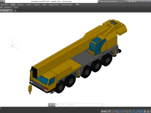 Mobile Crane - Revit Family 3D Model