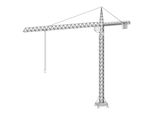Tower Crane - Revit Family 3D मॉडल