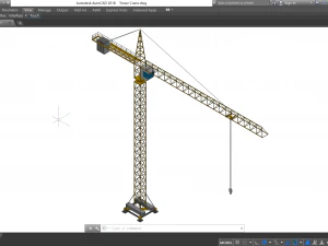 Tower Crane - Revit Family 3D Model
