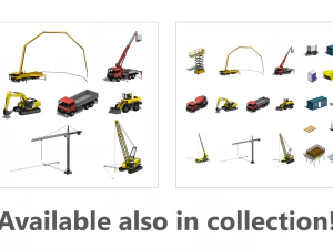 Crawler Crane - Revit Family 3D Model