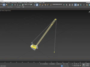 Crawler Crane - Revit Family 3D Model
