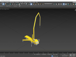 Concrete Pump Truck - Revit Family Model 3D