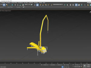 Concrete Pump Truck - Revit Family 3D Model